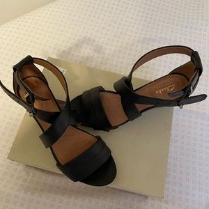 Clarks small wedge sandal. Very comfortable.